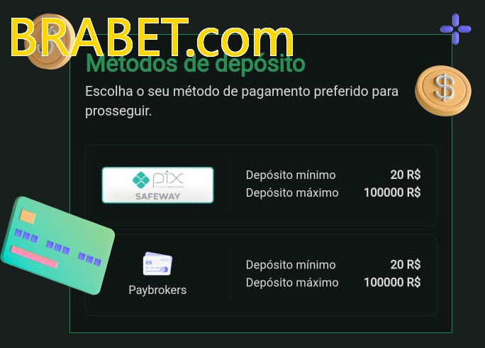 O cassino BRABET.combet oferece uma grande variedade de métodos de pagamento