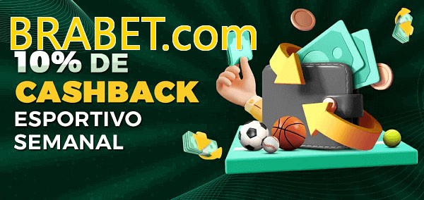 10% de bônus de cashback na BRABET.com