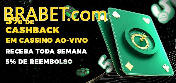 Promoções do cassino ao Vivo BRABET.com